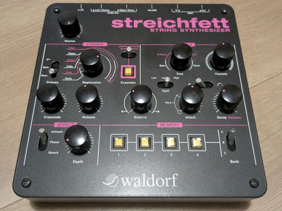 Waldorf streichfett ストリングシンセサイザー