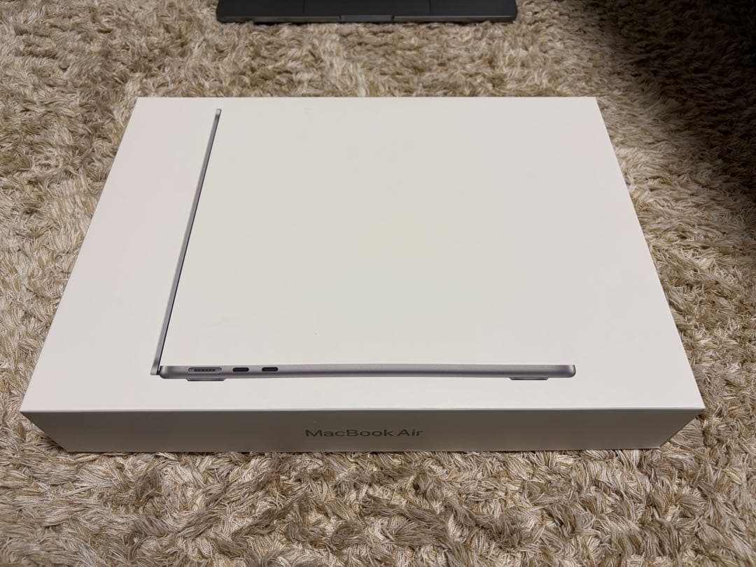 【美品】MacBookair M3 256GB 16GB 13.6 CTOモデル