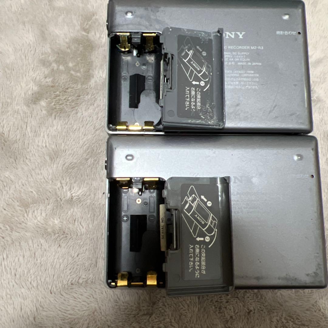 【ジャンク品】SONY ポータブルMDレコーダー MZ-R3 2つ