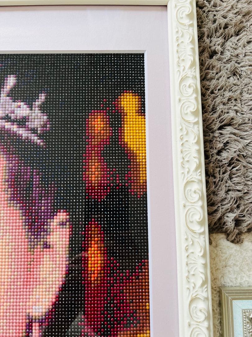 特大ダイヤモンドアート ローマの休日　額付き 完成品