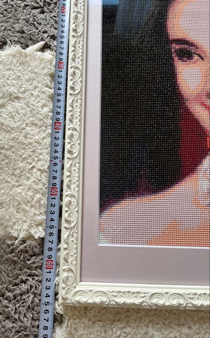 特大ダイヤモンドアート ローマの休日　額付き 完成品