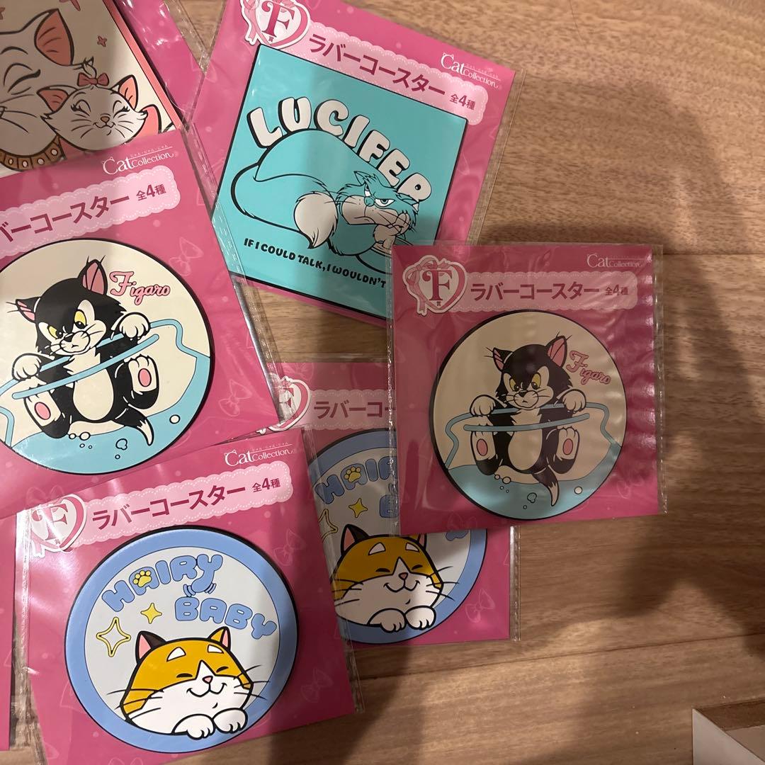 ディズニー　にゃんにゃんにゃん　ハッピーくじ　F賞　ラバーコースター