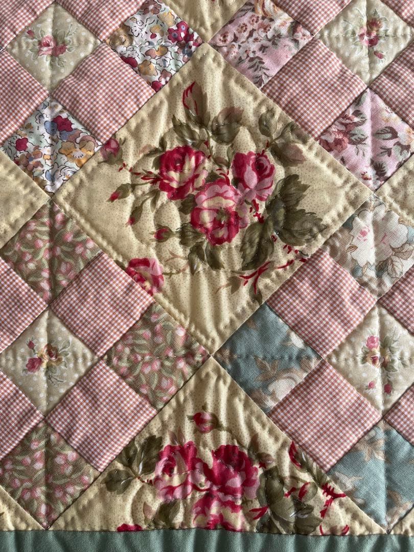 （692)ナインパッチのタペストリー 完成品 宮崎順子さん