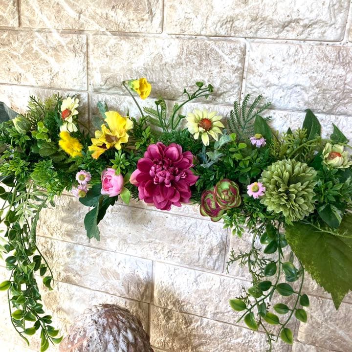 光触媒　人工観葉植物　ウォールグリーン  造花　インテリア4028