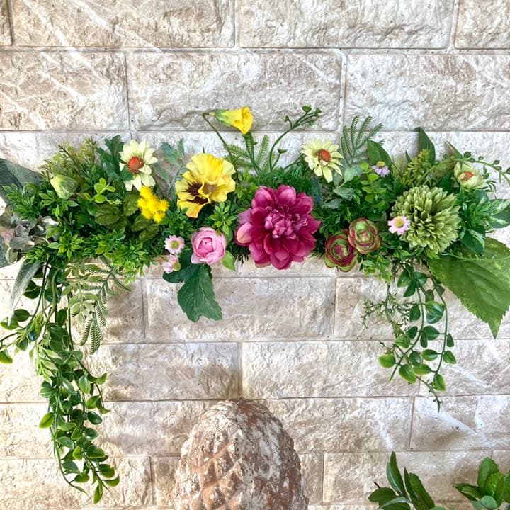 光触媒　人工観葉植物　ウォールグリーン  造花　インテリア4028