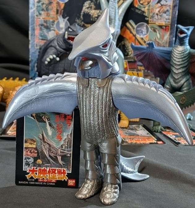 強いぞ！ガメラ復活大結集ＢＯＸ（バンダイ）開封済 箱付 タグ有 ７体セット