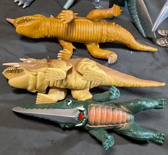 強いぞ！ガメラ復活大結集ＢＯＸ（バンダイ）開封済 箱付 タグ有 ７体セット