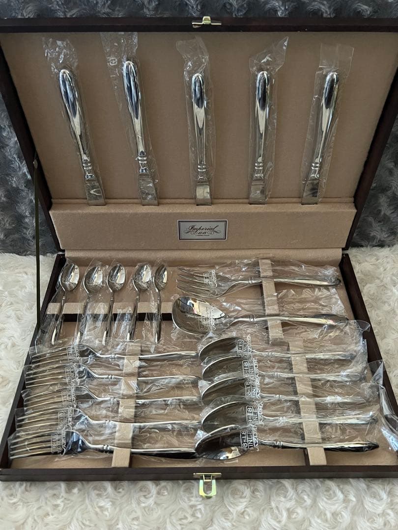 【専用】アズマ　カトラリーセット　インペリアル 18-18ディナーセット　22本