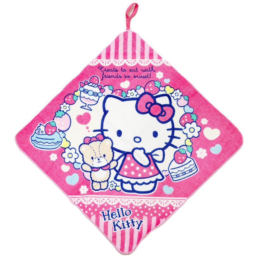 サンリオ ループ付きタオル バンドタオル 幼稚園 保育園 タオル キッチン