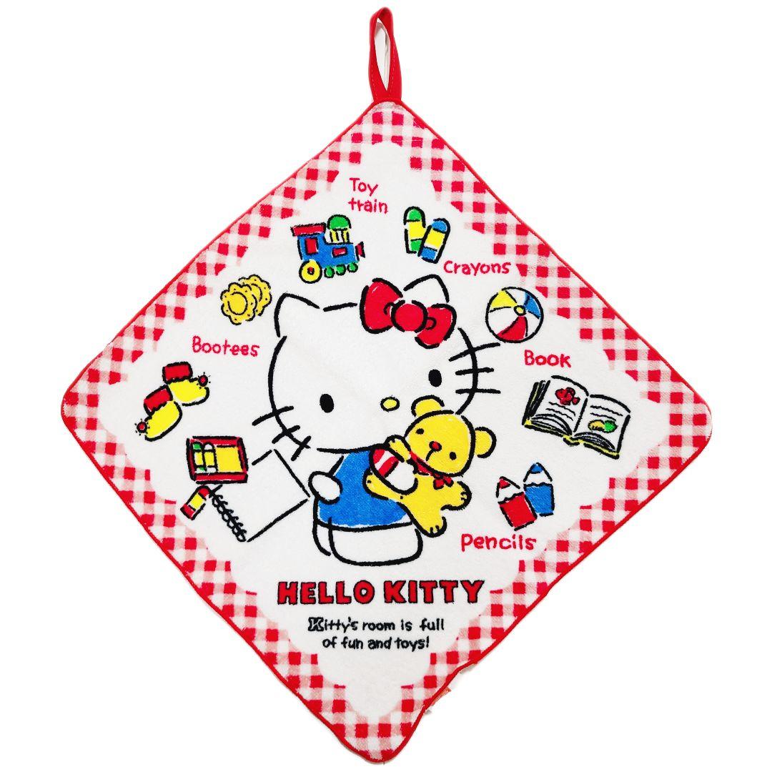 サンリオ ループ付きタオル バンドタオル 幼稚園 保育園 タオル キッチン