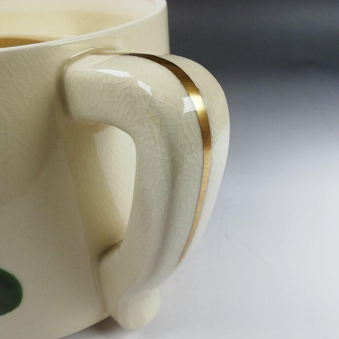 Ｗ３５８　水次　『つぼつぼ文』『宮本清香 造』　共箱　茶道具