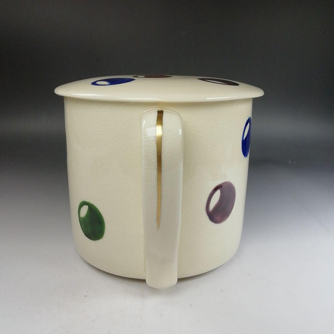 Ｗ３５８　水次　『つぼつぼ文』『宮本清香 造』　共箱　茶道具