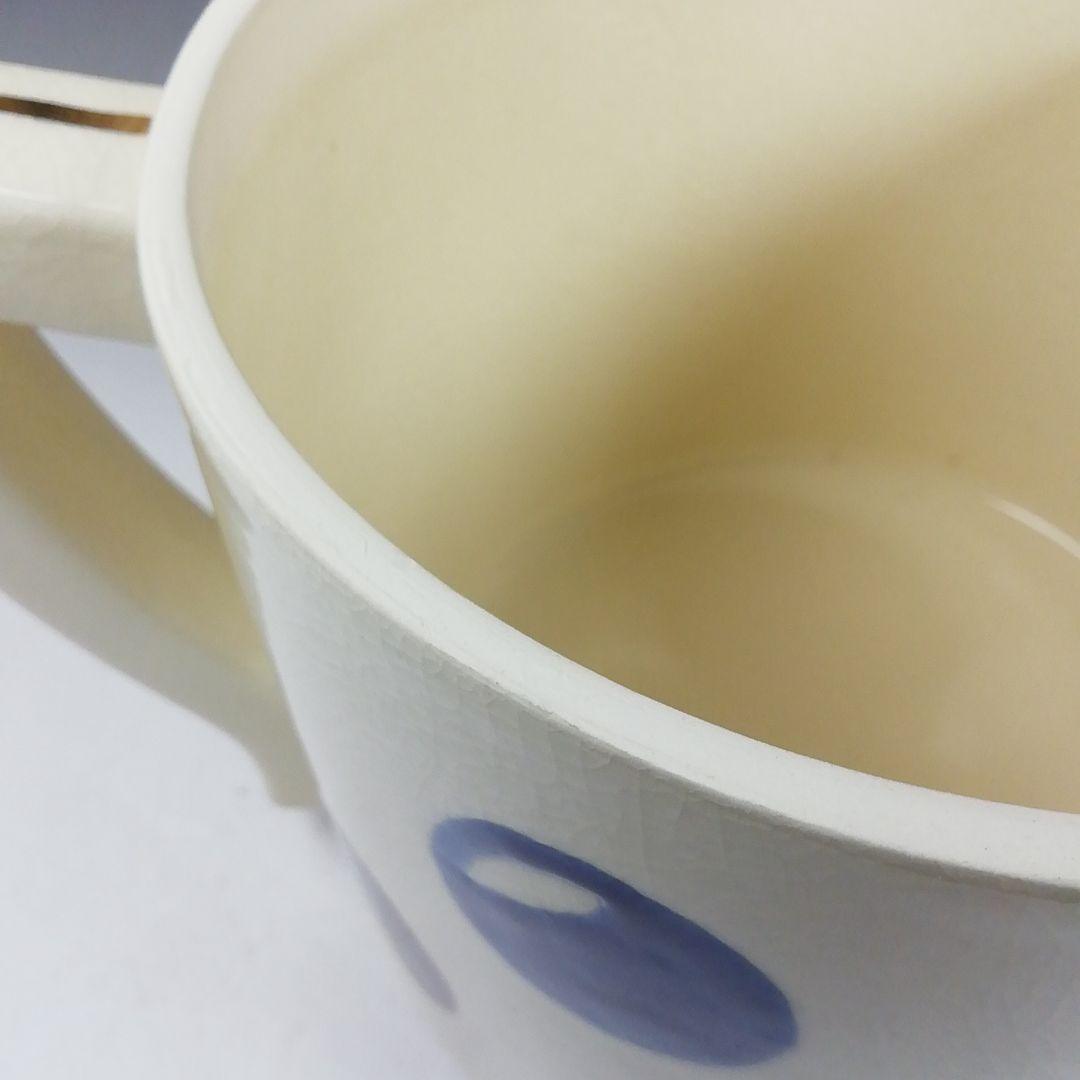 Ｗ３５８　水次　『つぼつぼ文』『宮本清香 造』　共箱　茶道具