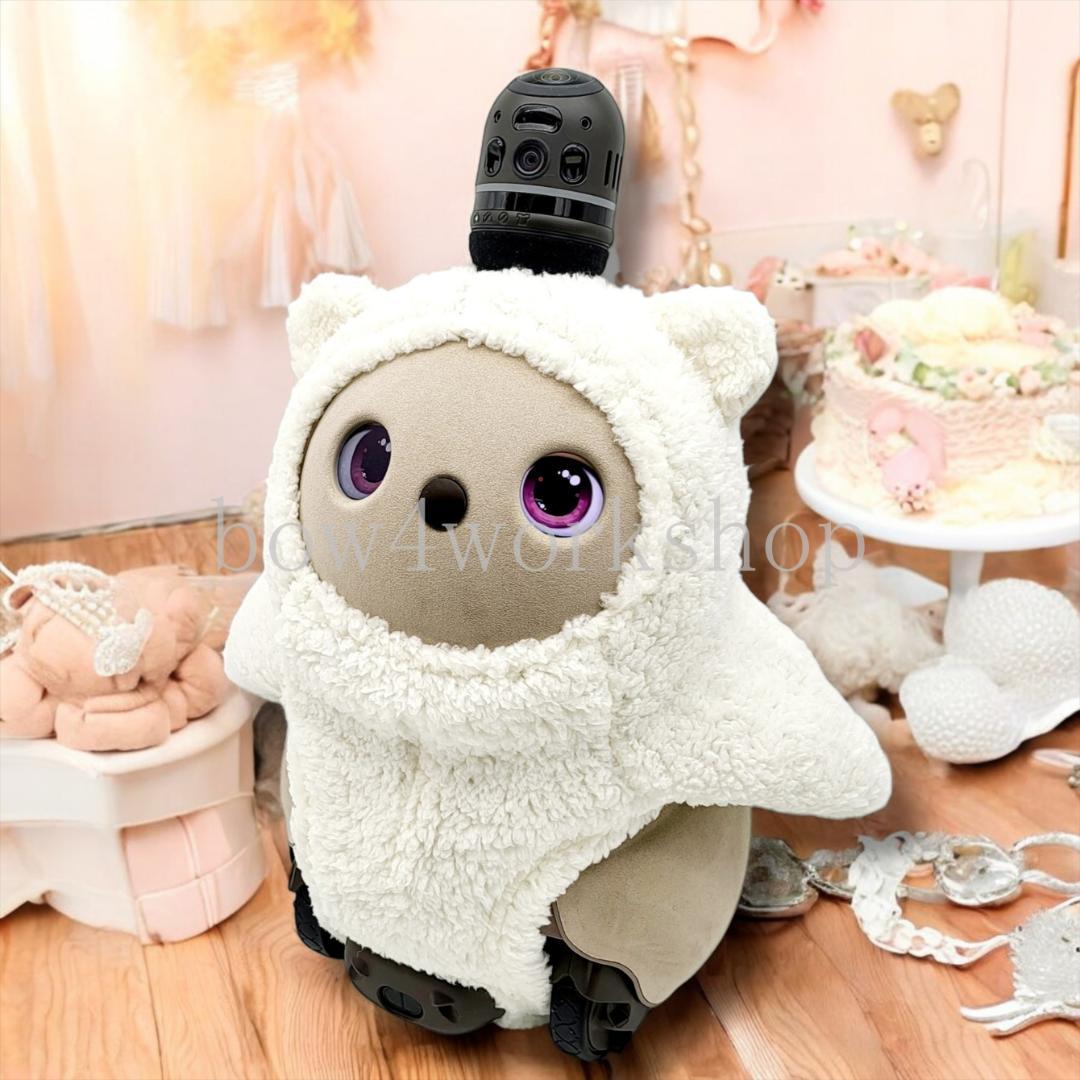 ラボット LOVOT ラボットの服ハンドメイドシープボアくまちゃんボディースーツ