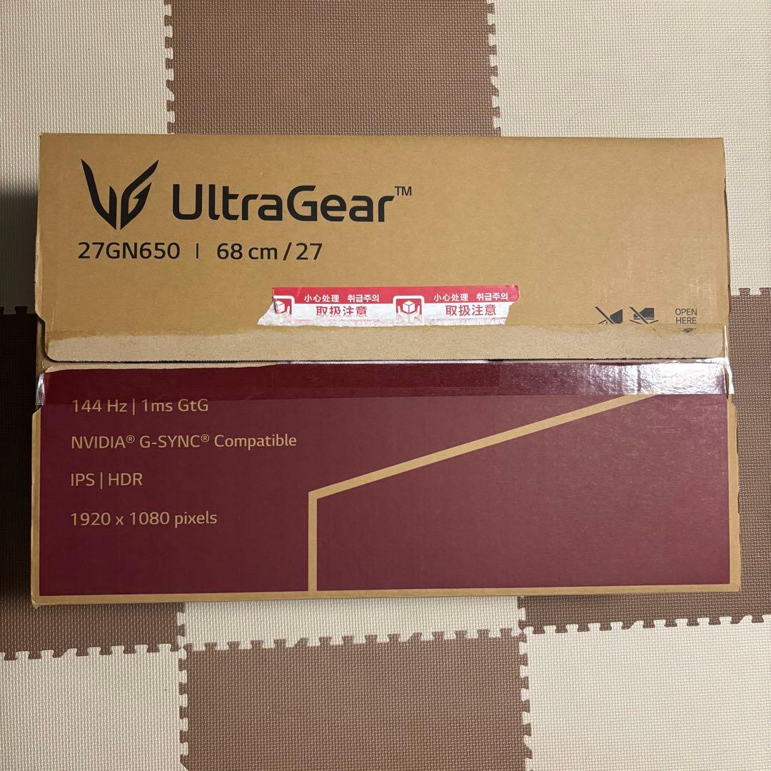 UltraGear 27GN650-B 27インチ ゲーミングディスプレイ