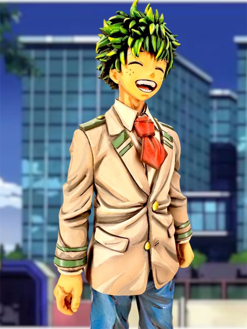 ヒロアカ　フィギュア　一番くじ　紡がれる想い 緑谷出久　リペイント　二次元塗装