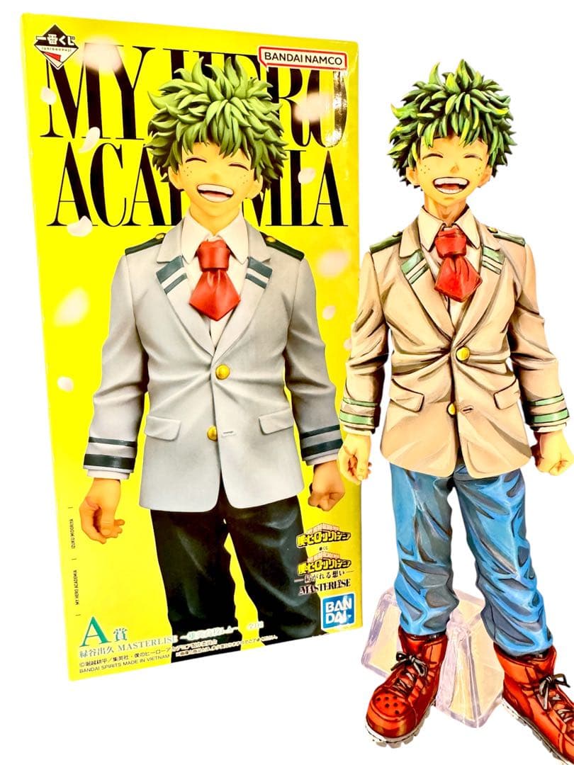 ヒロアカ　フィギュア　一番くじ　紡がれる想い 緑谷出久　リペイント　二次元塗装