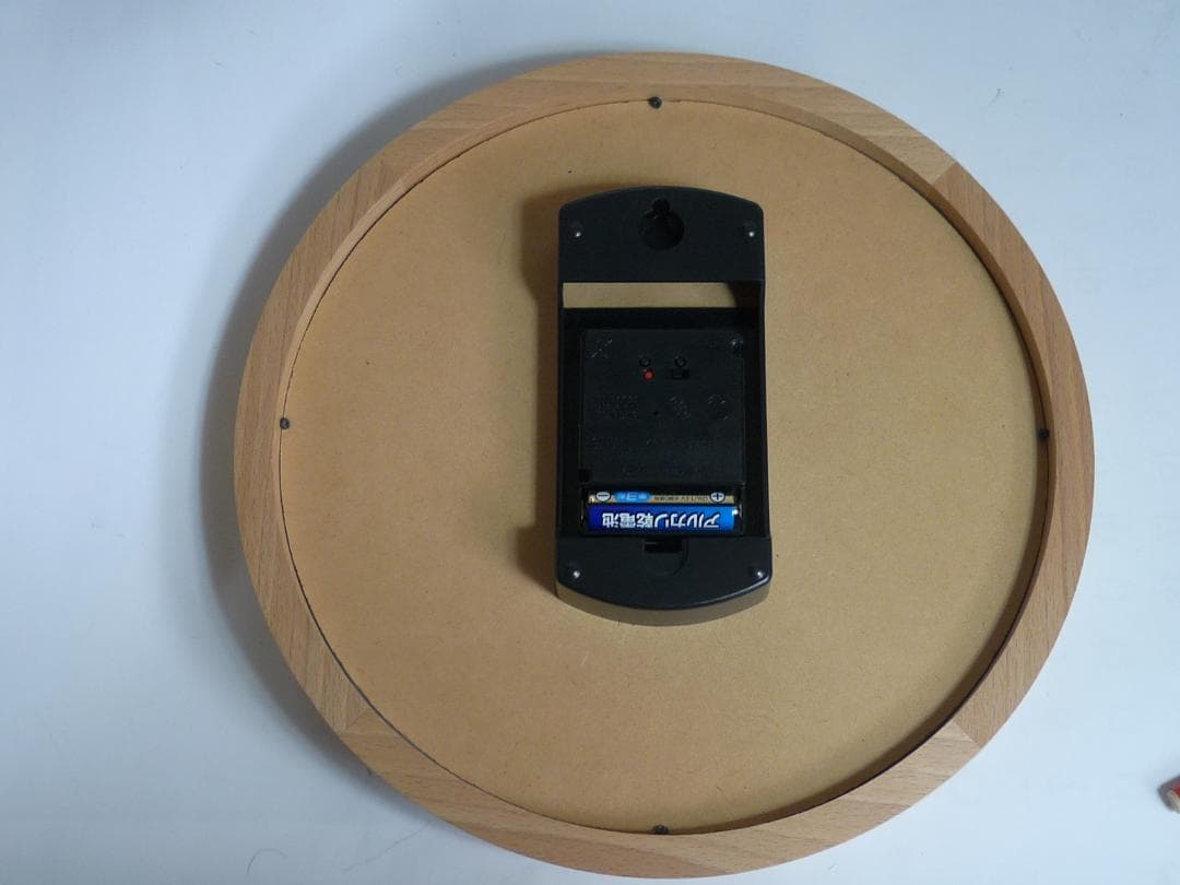 タカタ Lemnos カンパーニュ　電波掛け時計 木製　径28.5ｃｍ