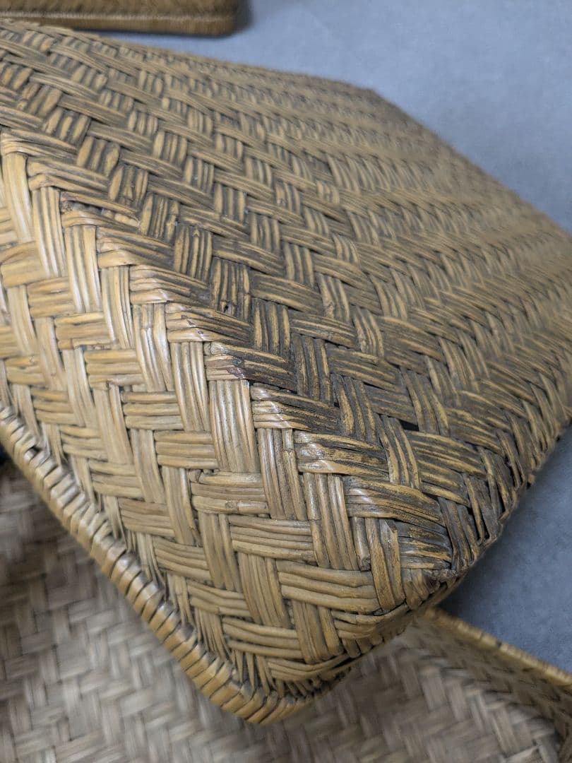 【昭和レトロ】 行李 2個セット 籠 古道具 アンティーク ヴィンテージ