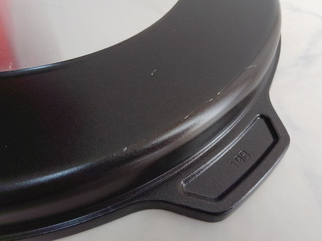 訳あり未使用 MFG 焼物プレート 32cm ガラス蓋 ラジエントヒーター 鍋