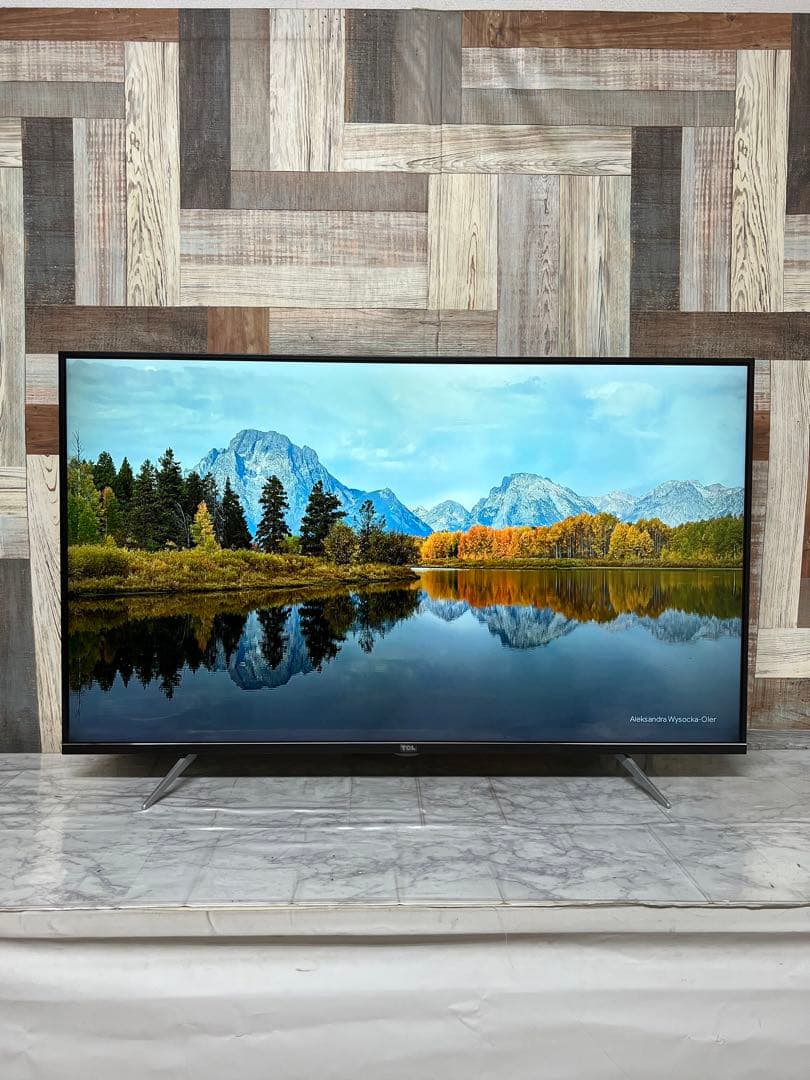 即日受渡❣️全国送料込TCL 43型4K液晶テレビWチューナー新品リモコン付