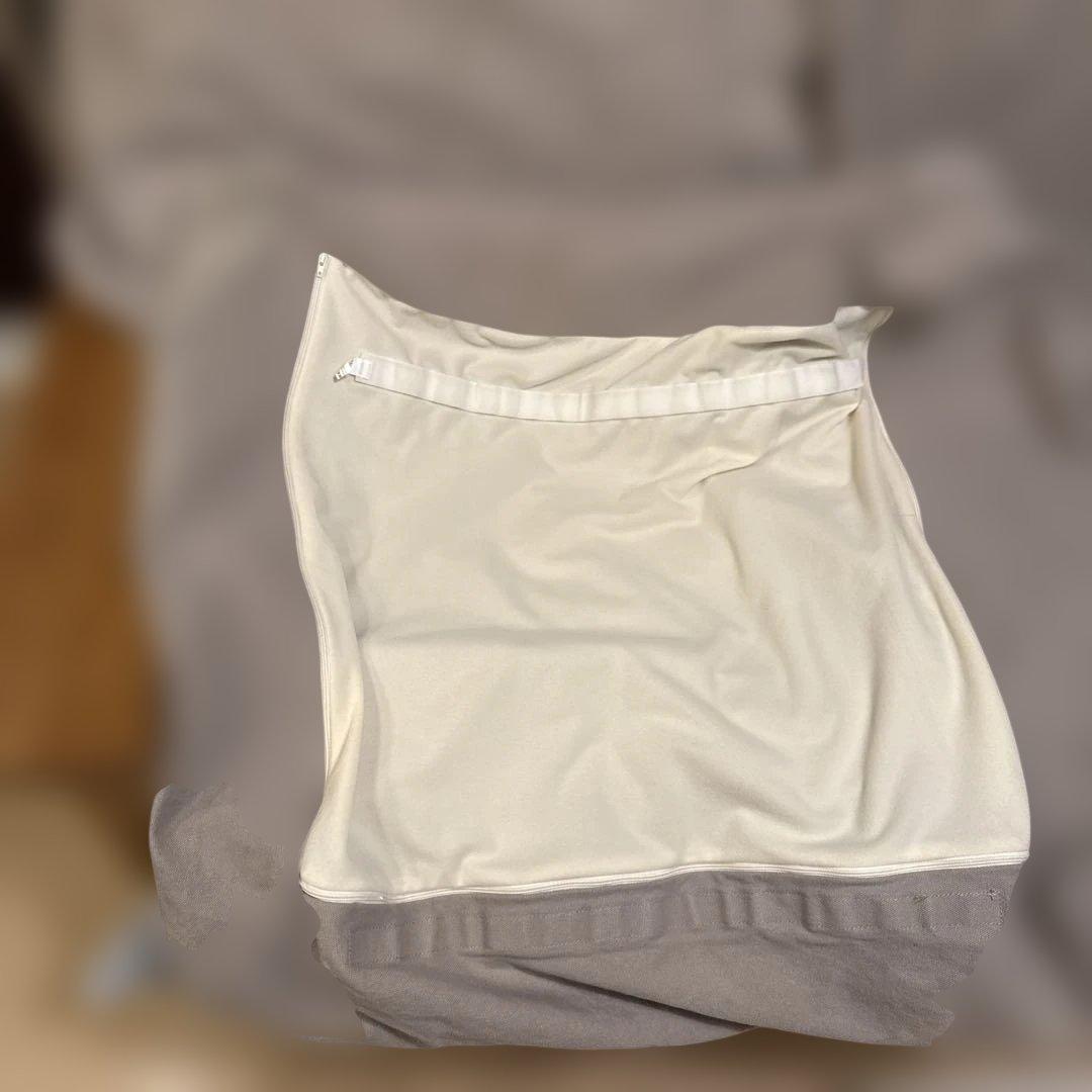 無印良品 ソファ本体木製フレーム用カバー 洗いざらし綿帆布 ベージュ