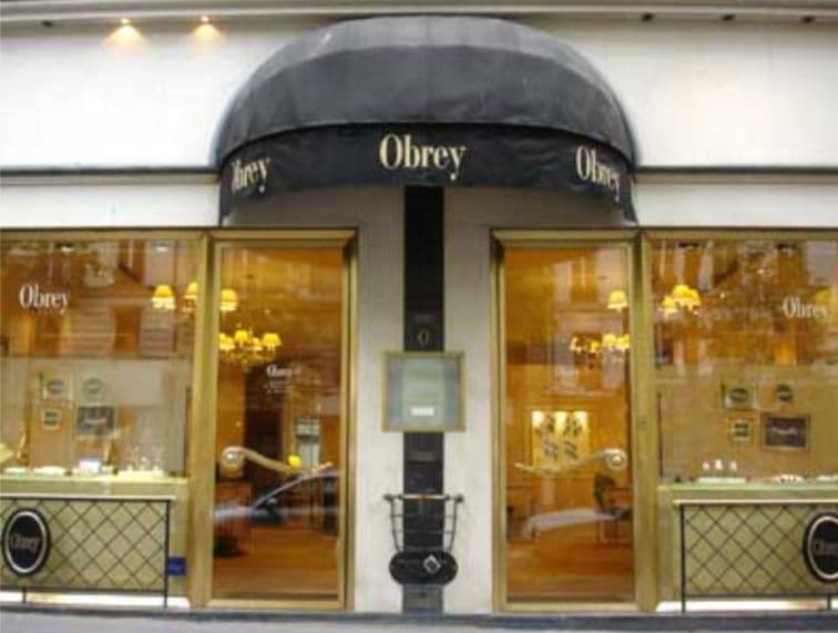 Obrey paris 店頭ディスプレイ非売品 ブランドロゴ プレート 置き物