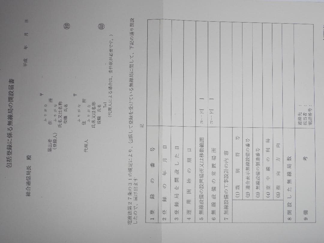 資格不要のハイパワートランシーバ　ICOM Inc. DPR６