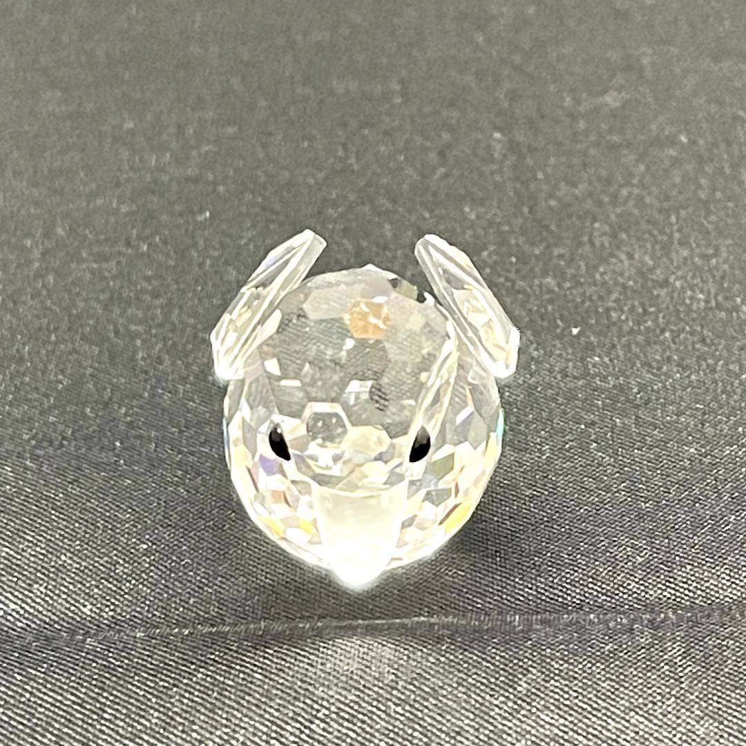 Y602-219　SWAROVSKI クリスタル カメ ヒヨコ 置物 2個