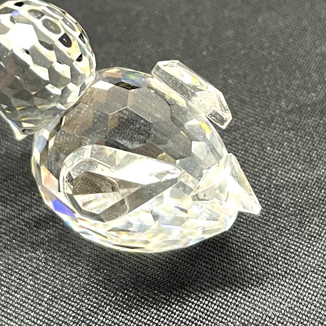 Y602-219　SWAROVSKI クリスタル カメ ヒヨコ 置物 2個
