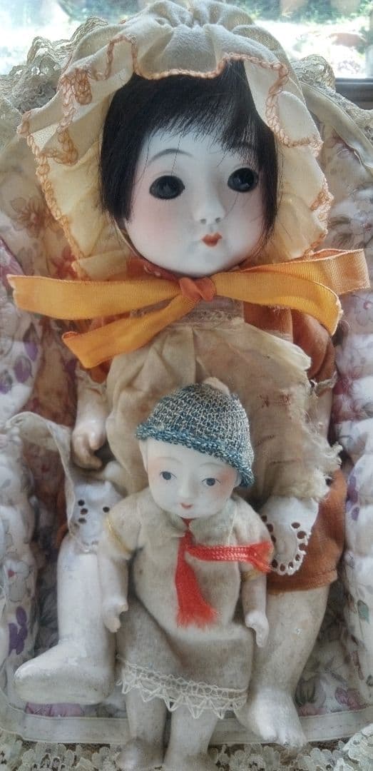 シノダ　雪　サクラビスク　ママー人形　　市松人形　ビスクドール　和人形