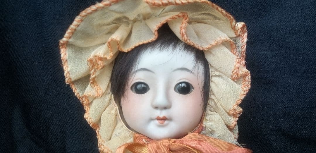 シノダ　雪　サクラビスク　ママー人形　　市松人形　ビスクドール　和人形