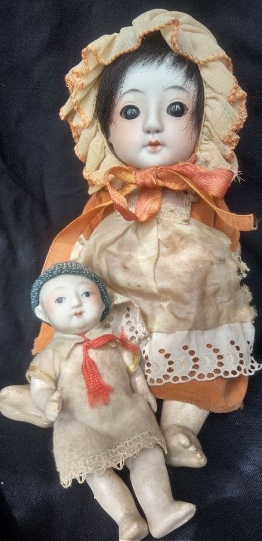 シノダ　雪　サクラビスク　ママー人形　　市松人形　ビスクドール　和人形