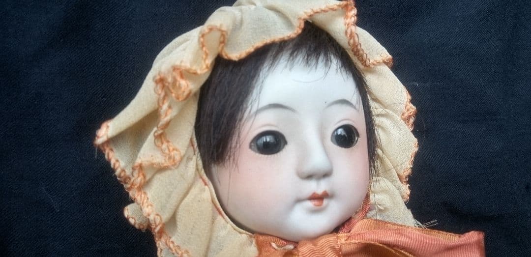 シノダ　雪　サクラビスク　ママー人形　　市松人形　ビスクドール　和人形