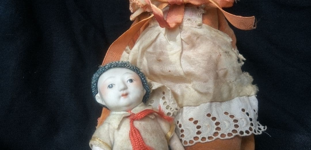 シノダ　雪　サクラビスク　ママー人形　　市松人形　ビスクドール　和人形