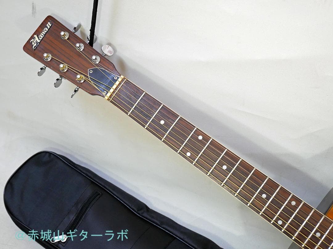 国産ヴィンテージギター HAWAI F-90☆ソフトケース付