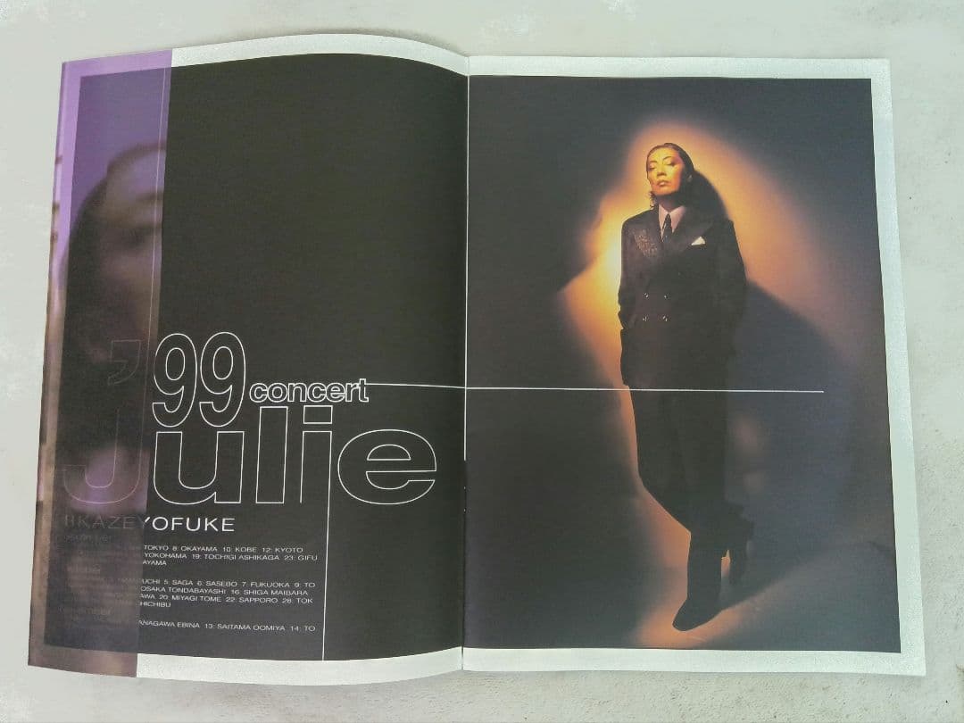 沢田研二　パンフレット　ジュリー　2点セットJulie　大判