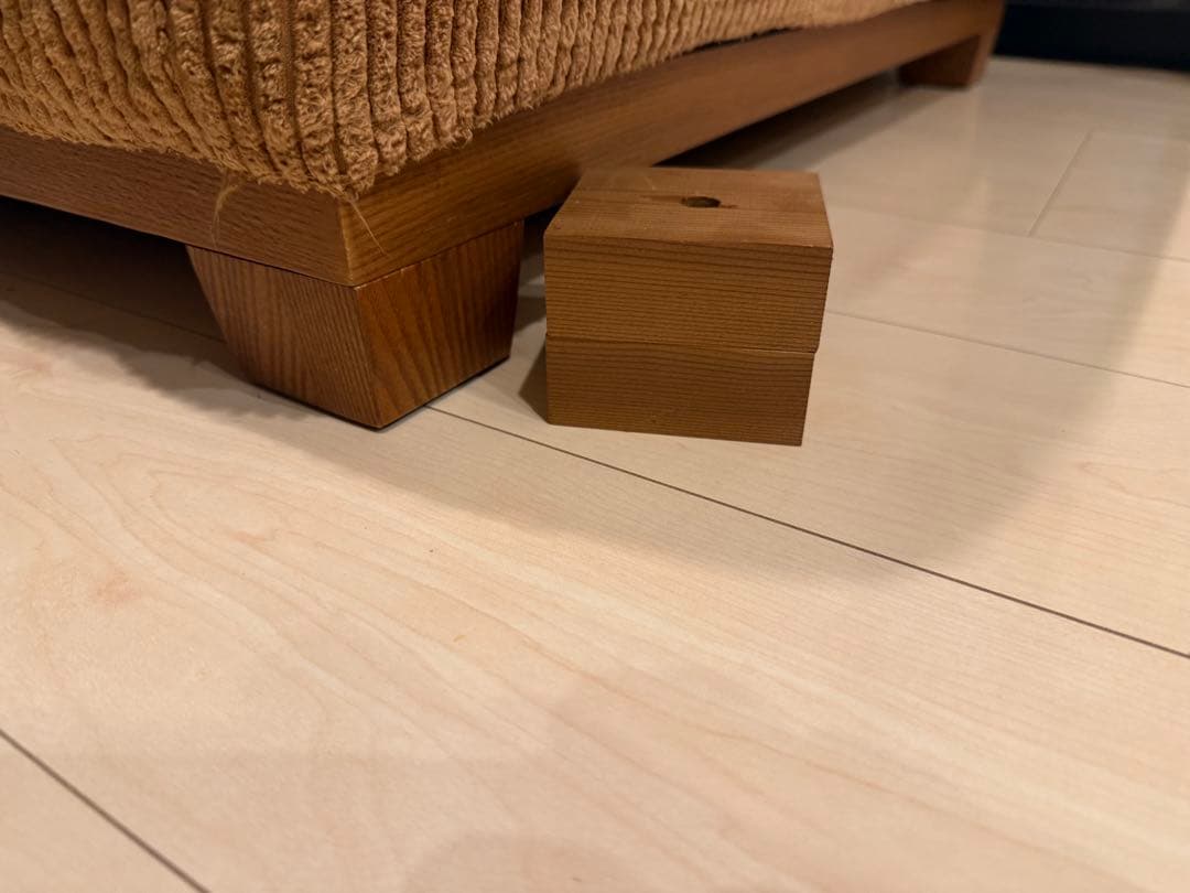 kojiten　リセノ folk 3人用　コーデュロイ　キャメル　5cm