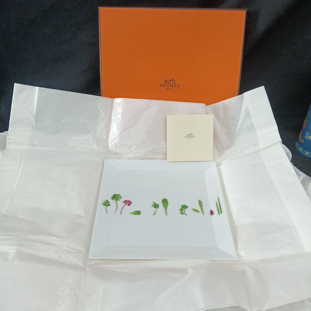 エルメス　メスクラン　スクエアプレート　19cm