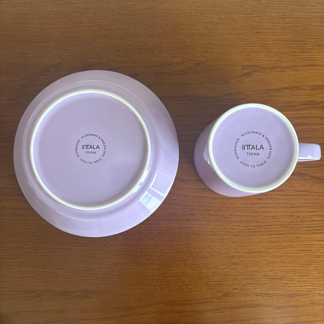  イッタラ ティーマ ライトライラック プレート　マグカップ