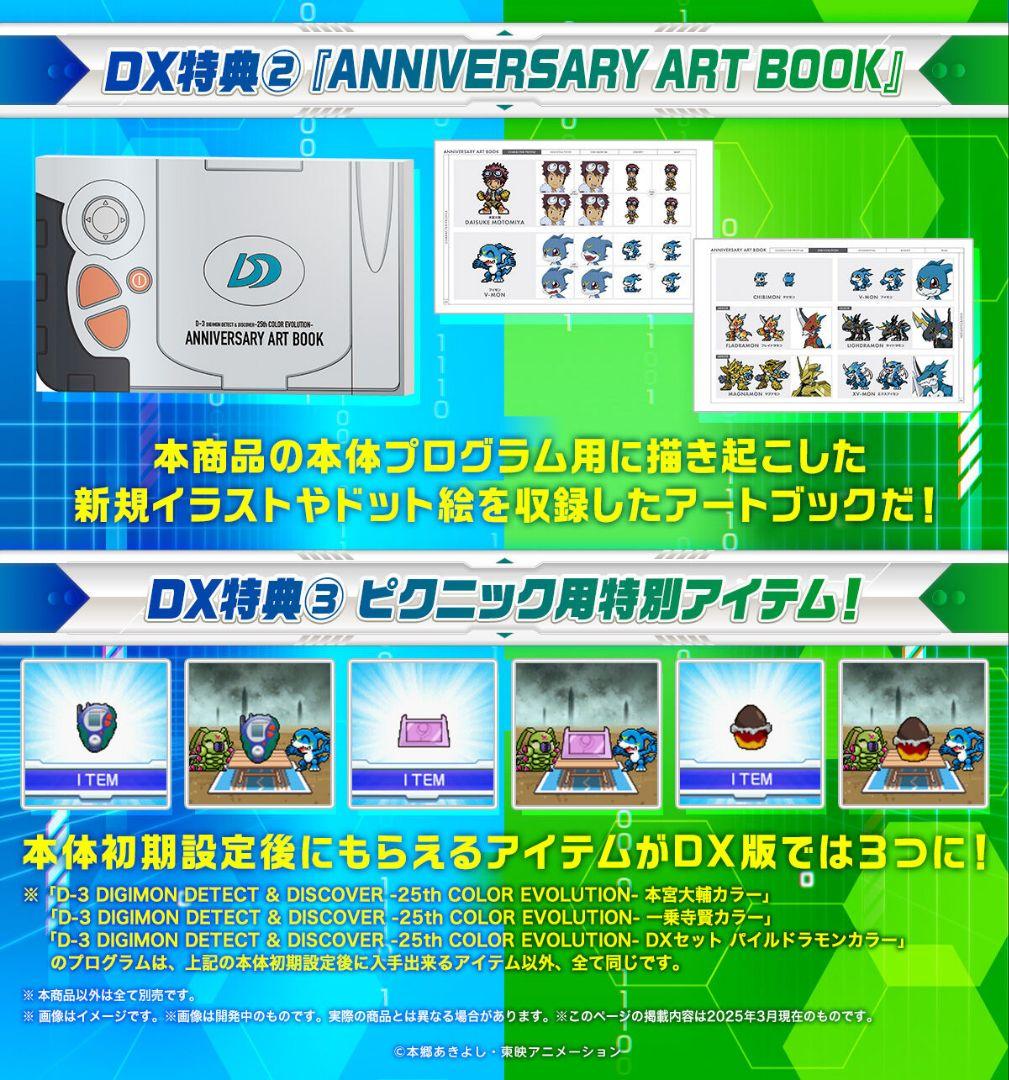 新品 デジヴァイス D-3 25th デジモンアドベンチャー02 DXセット