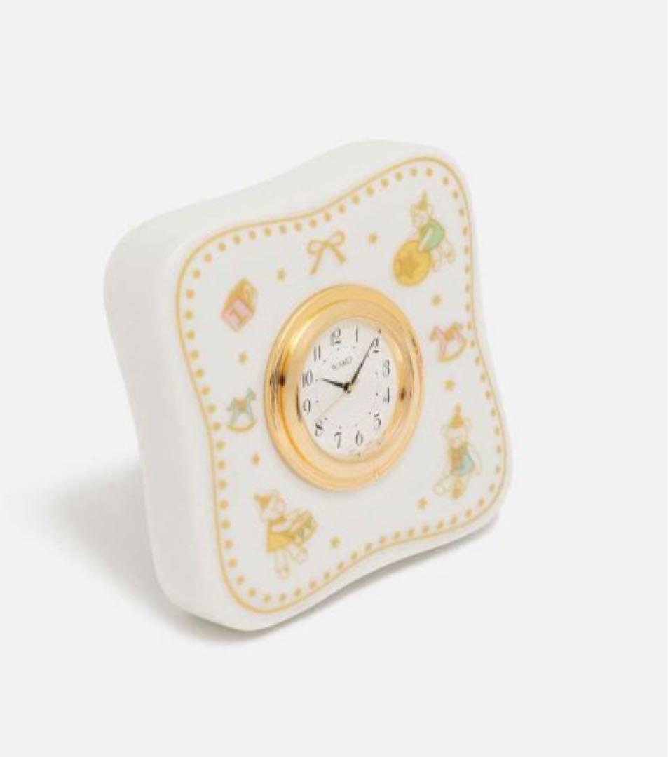 Wako 置き時計(おもちゃ柄)