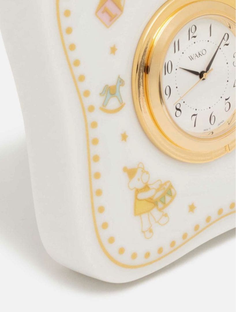 Wako 置き時計(おもちゃ柄)