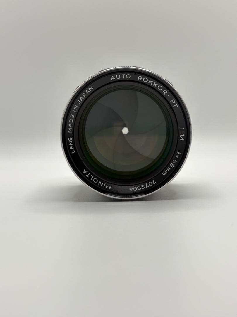 極玉　Minolta MC ROKKOR PF 58mm f1.4 分解清掃済
