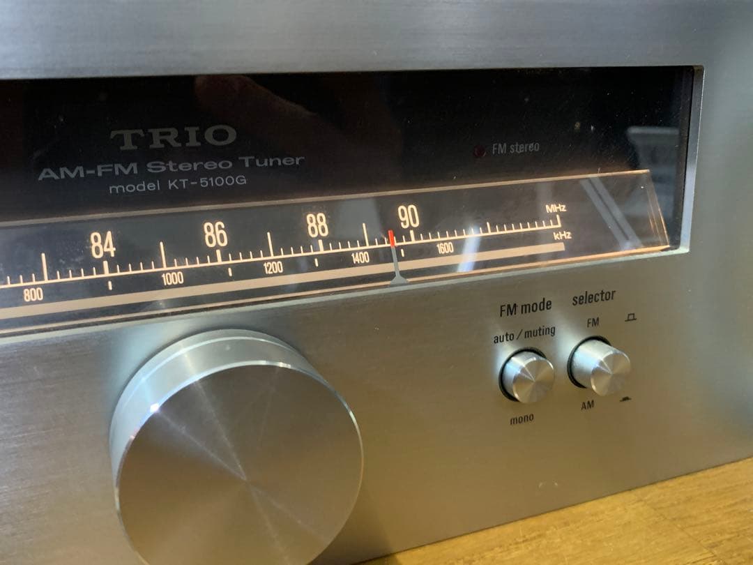 ★TRIO TUNER KT-5100G ビンテージ AM/FMチューナー