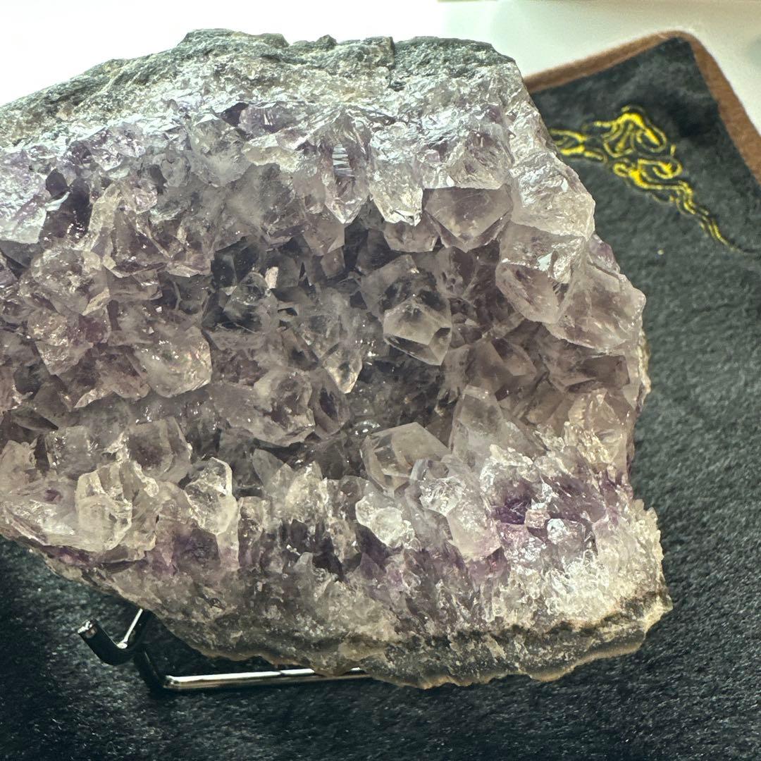 【あきこ出品】ホワイト アメジスト クラスター、ゼウスシトリンタワー3本