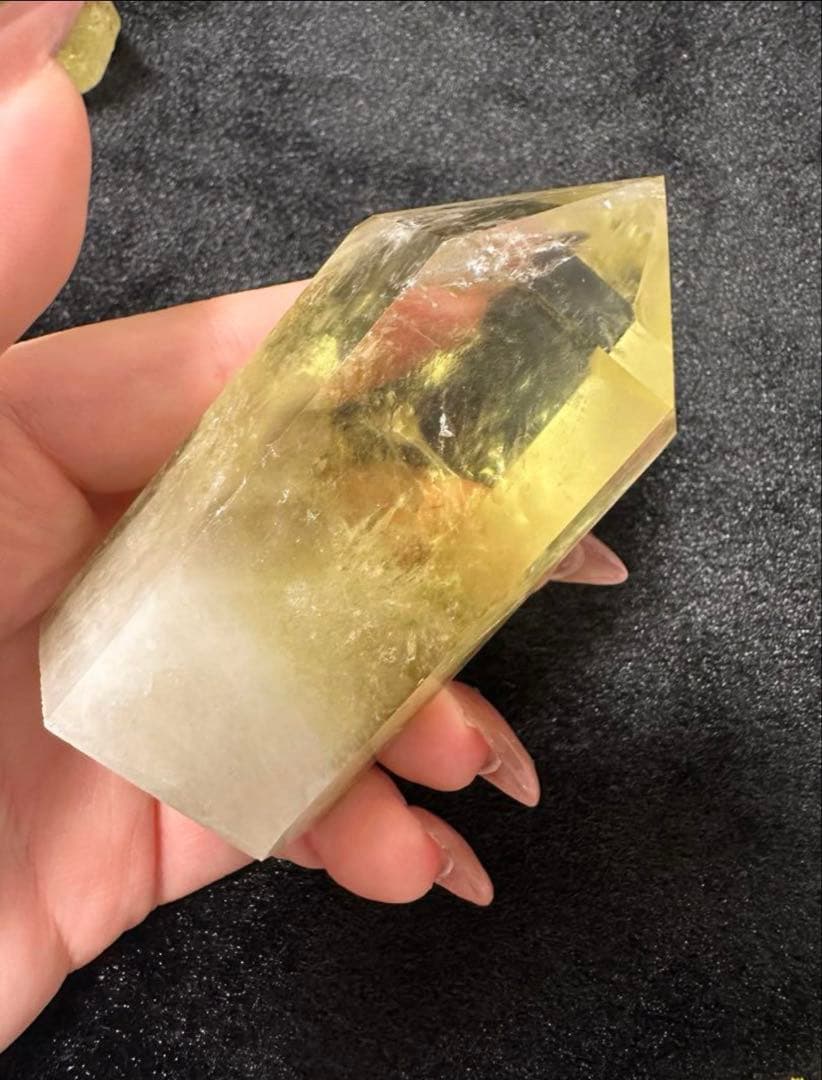 【あきこ出品】ホワイト アメジスト クラスター、ゼウスシトリンタワー3本