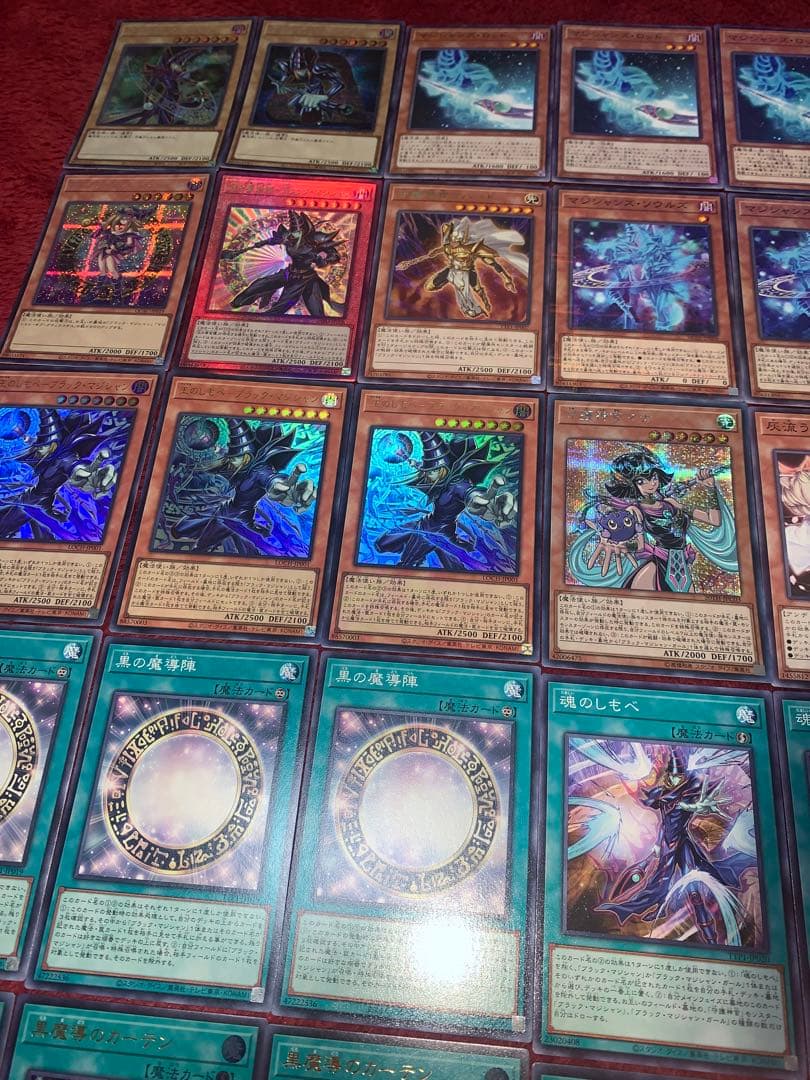 遊戯王　大会構築ブラックマジシャンデッキ40枚＋E X15枚＋α