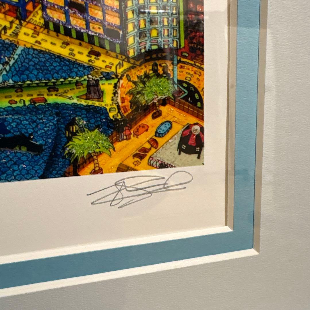 【絵画】ヨハン・ペラトーネル　ニューヨーク・アット・ナイト