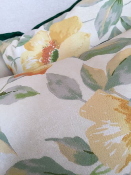 お値下げ【新品・未使用】花柄クッション（オーダー品） ２個 ^_−☆